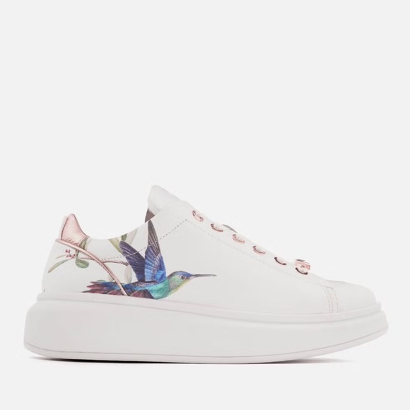 Ted Baker London Highgrove hummingbird leather sneakers - Picture 1 of 8